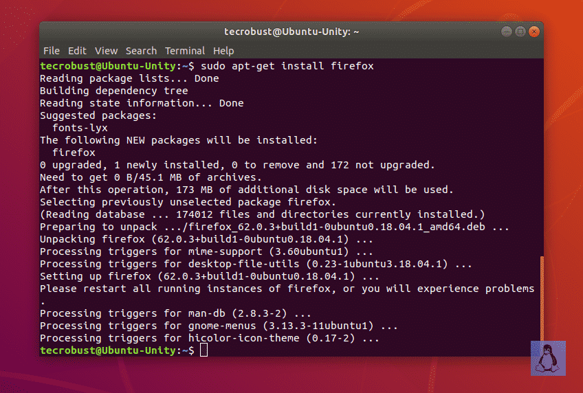 install dmg on linux firefox